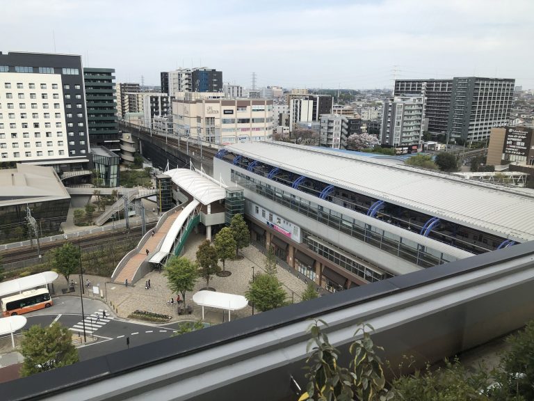 流山おおたかの森駅と西口周辺の駅前